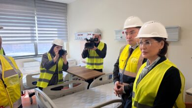 Көкшетауда 630 төсекті ірі аурухана тұрғызылуда: құрылыс 76% орындалды